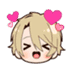Anime heart face
