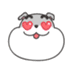 Blob heart eyes